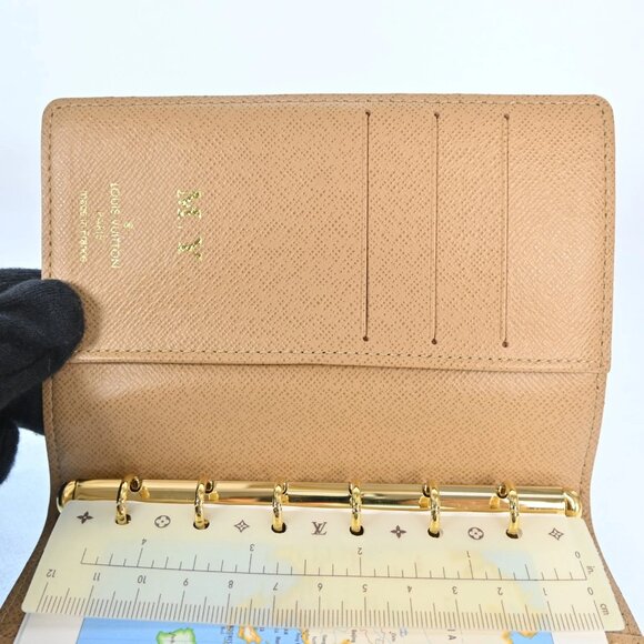 Authentic LOUIS VUITTON Monogram T&B Agenda PM Day Planner Cover bsj384-111325 - Picture 9 of 15